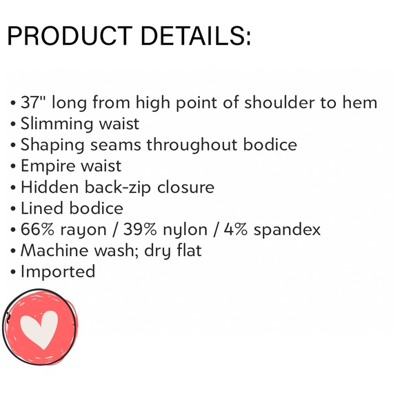 NWT WHBM TEA ROSE EMPIRE-WAIST V-NECK SHEATH DRESS - Picture 12 of 12